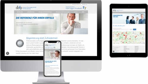 Corporate Website der DBFP